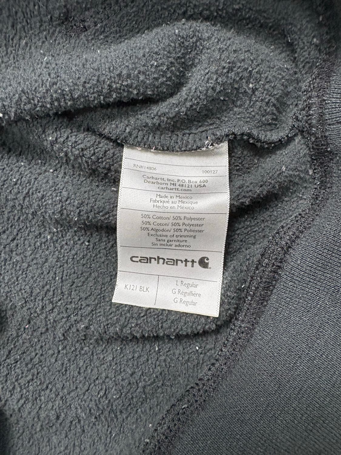 칼하트 미드웨이트 로고 후드티 상품이미지7