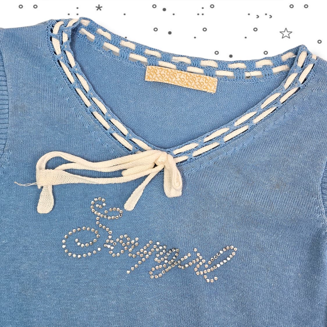 90 SOUP 핫픽스 니트 탑 상품이미지2