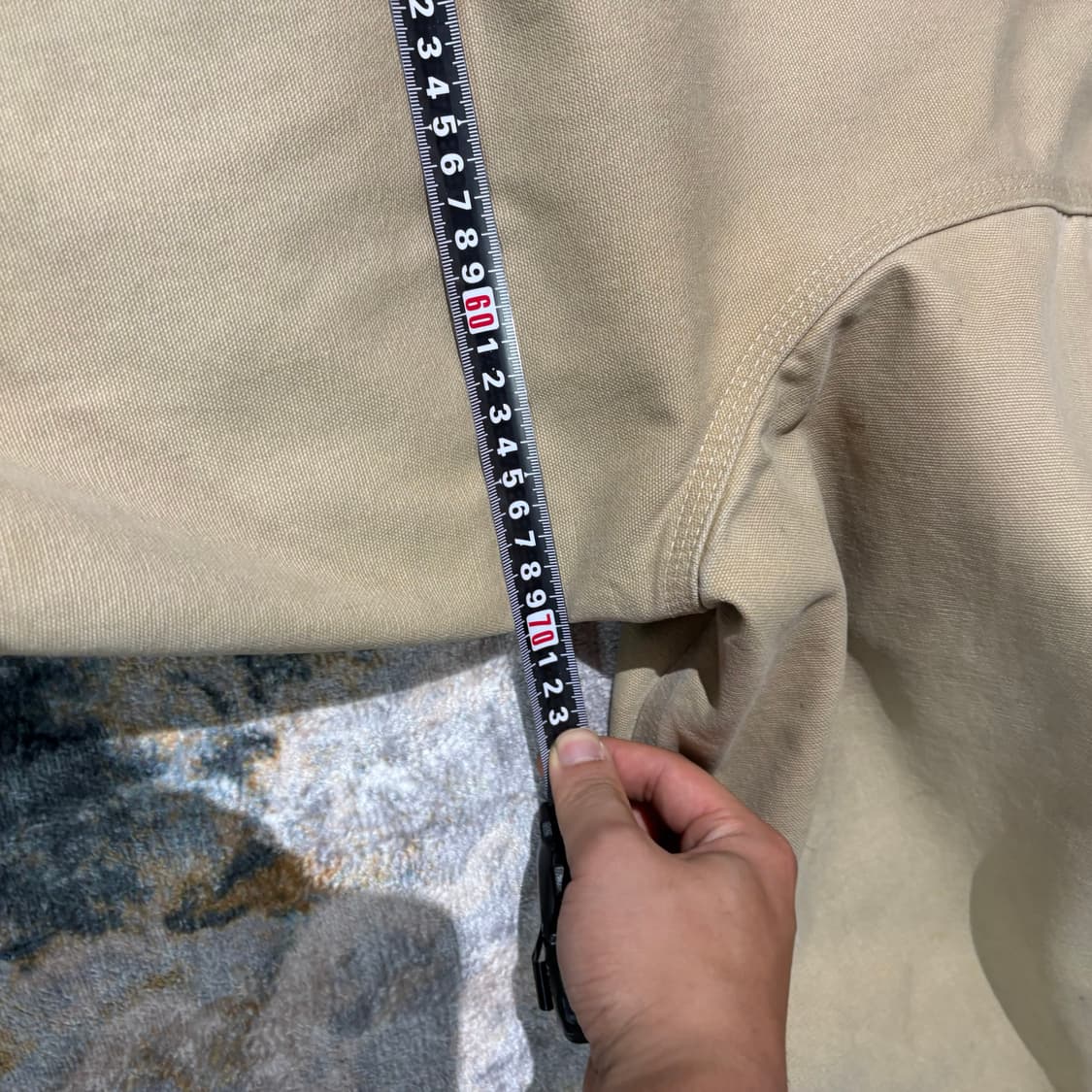 90‘s 칼하트 빈티지 성조기 후드 워크자켓 상품이미지8