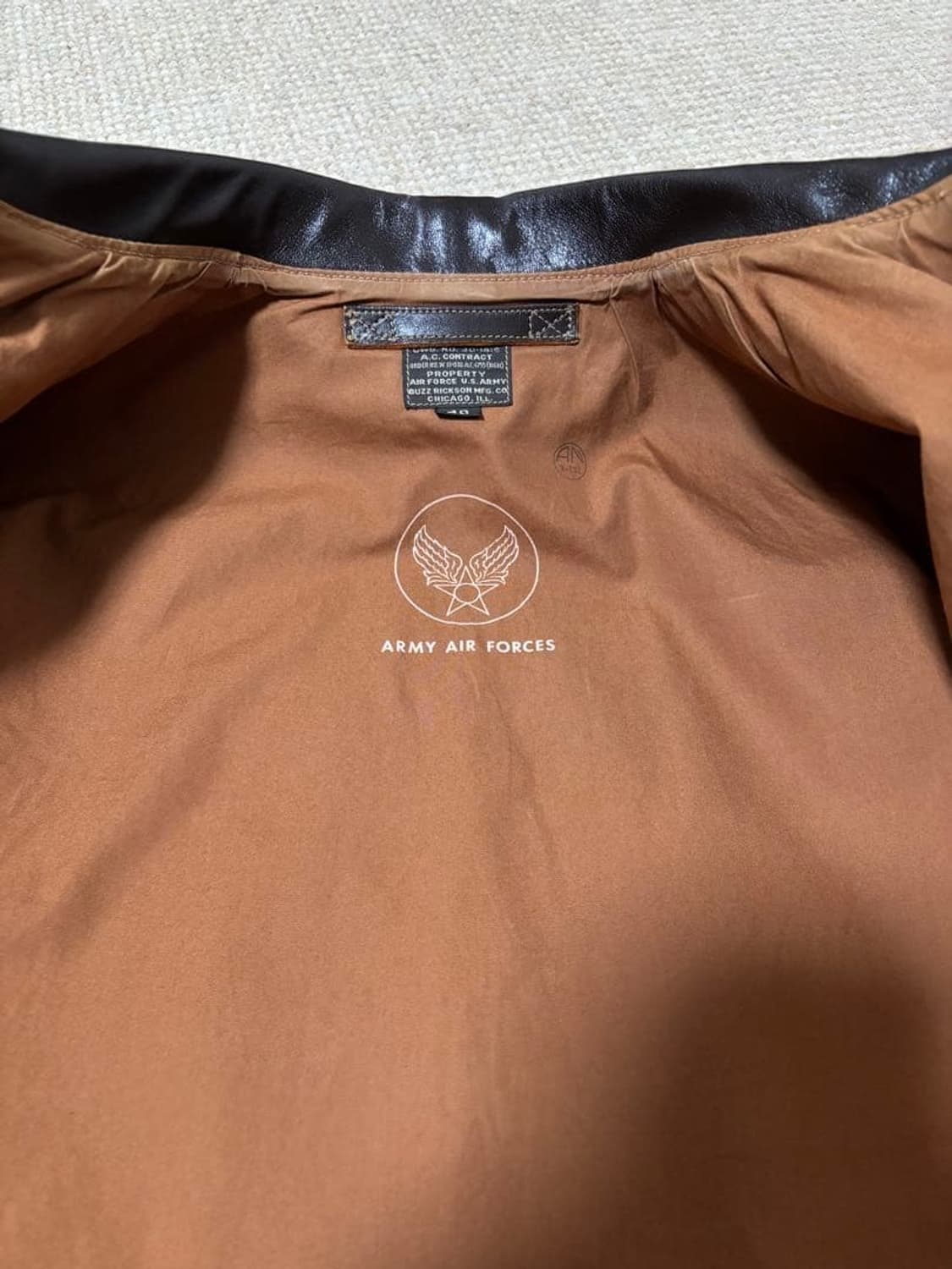 (40) 버즈릭슨 a-2 가죽자켓 상품이미지6