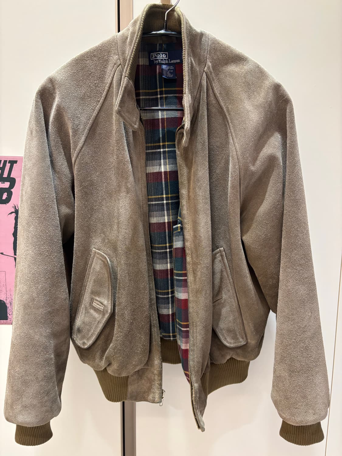 90's 폴로 스웨이드 바라쿠타 자켓 M 상품이미지3
