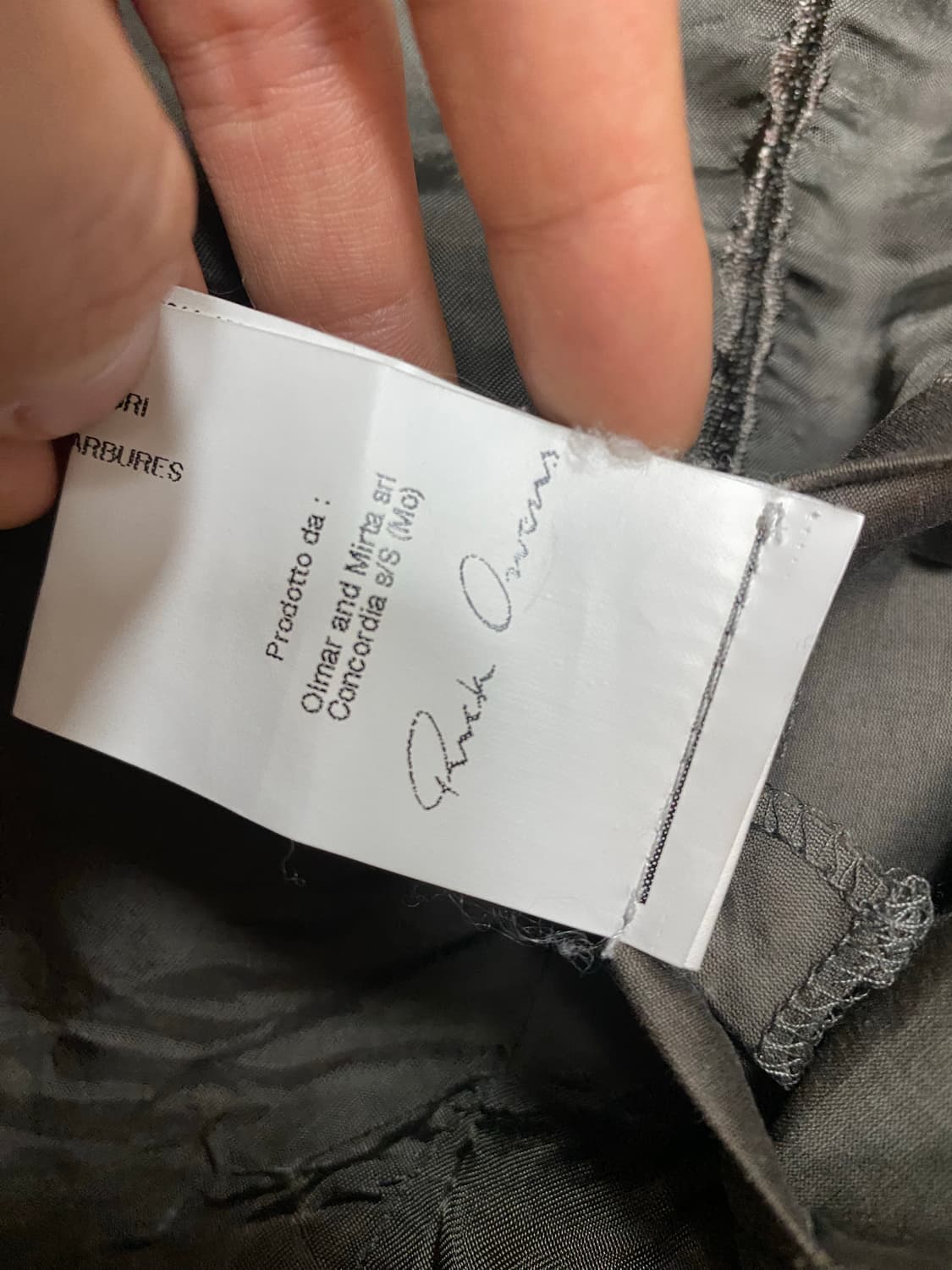 릭오웬스 램스킨 하이넥 가죽자켓 상품이미지5