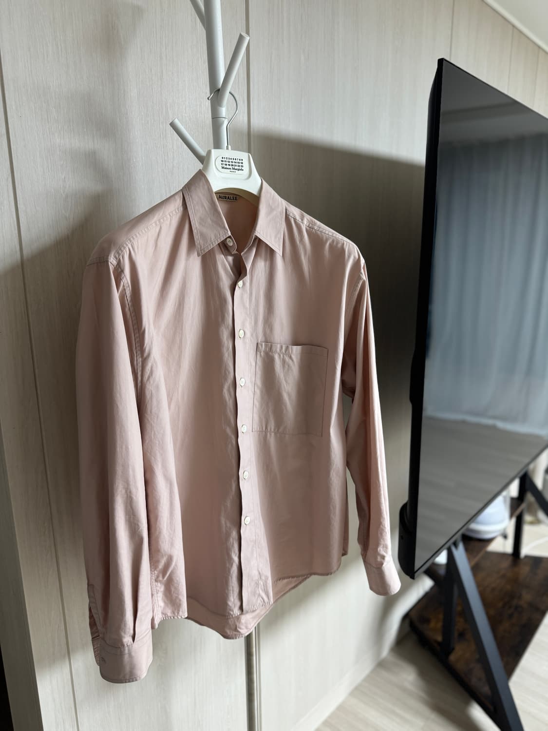 오라리 워시드 트윌 셔츠  상품이미지1