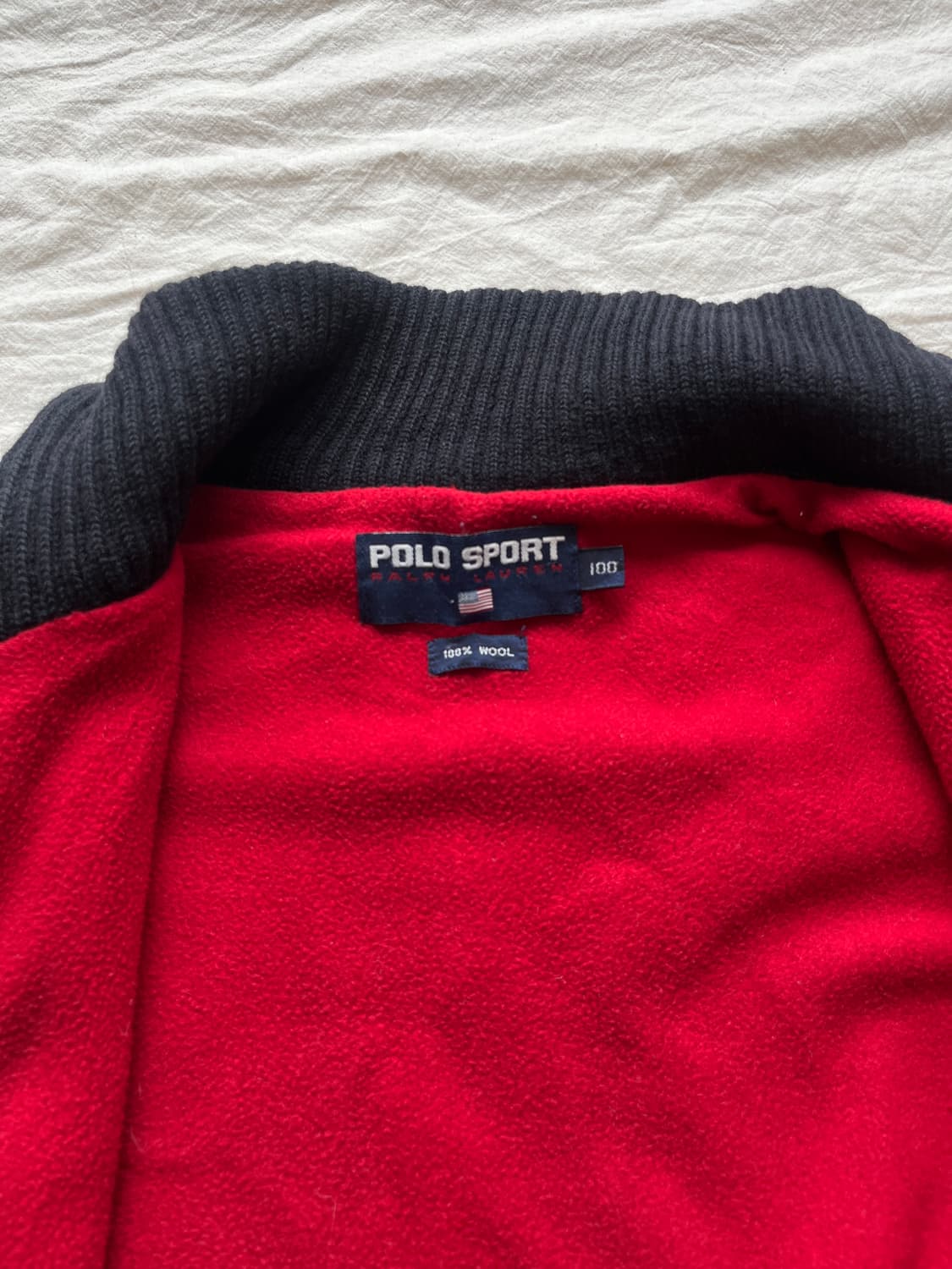 폴로 스포츠 풀집업 니트집업 상품이미지4