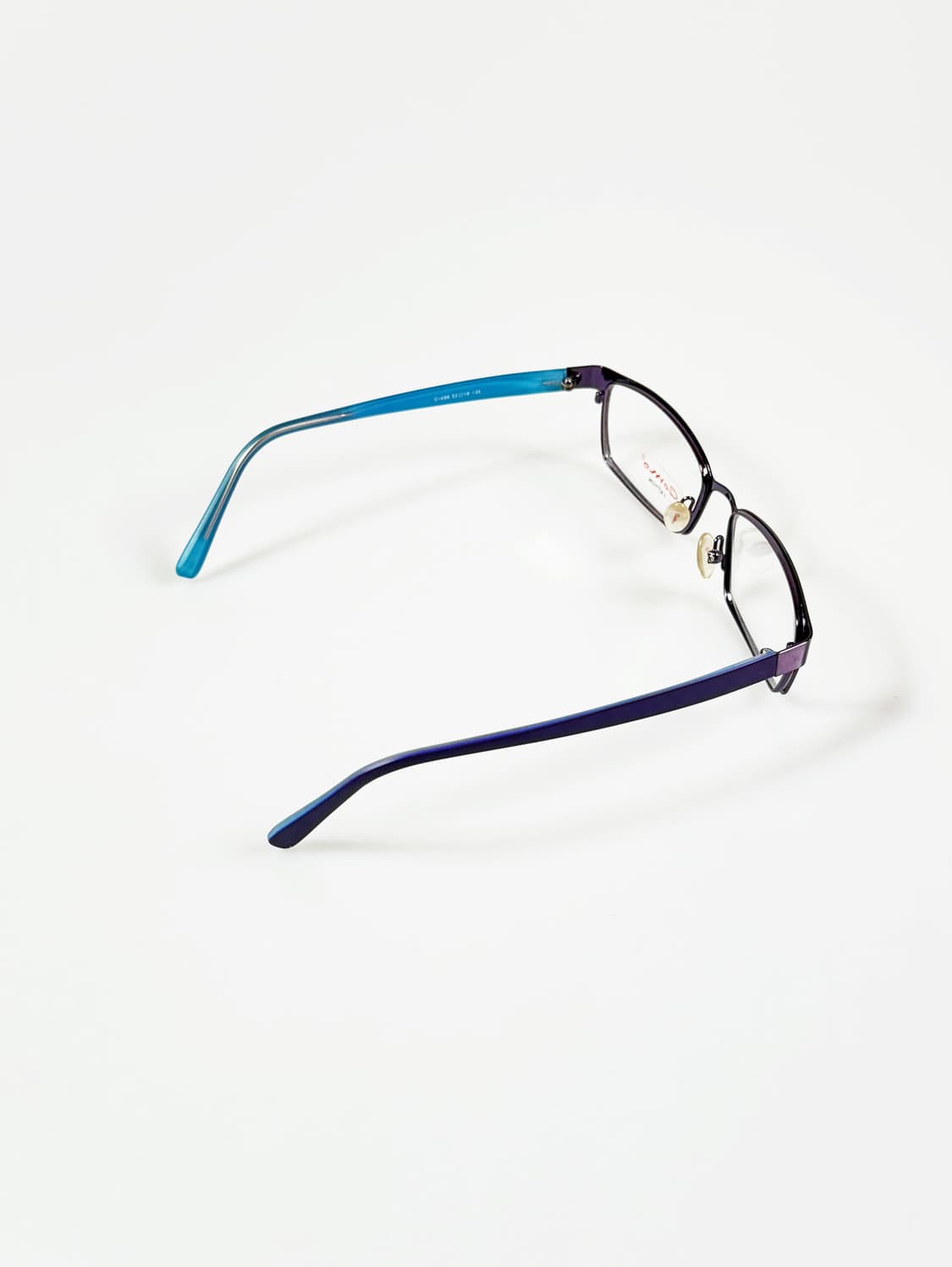 CAMO FASHION 슬림 스퀘어 메탈 프레임 빈티지 안경 상품이미지4