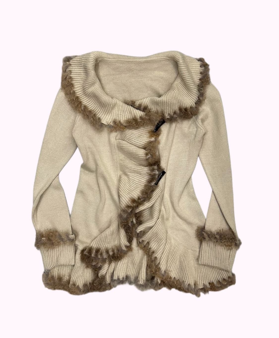 빈티지 퍼 가디건 상품이미지1