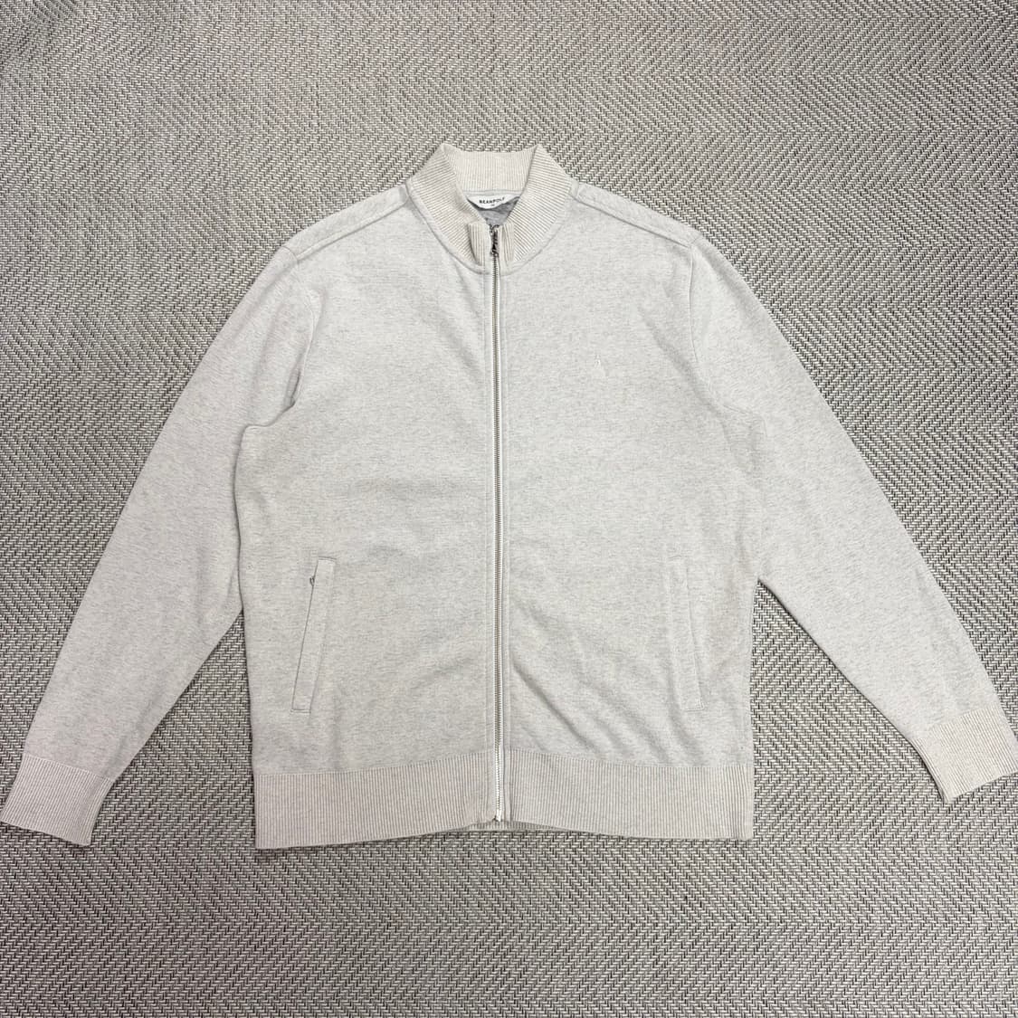 (115)빈폴 간덜기 니트집업 가디건 상품이미지1