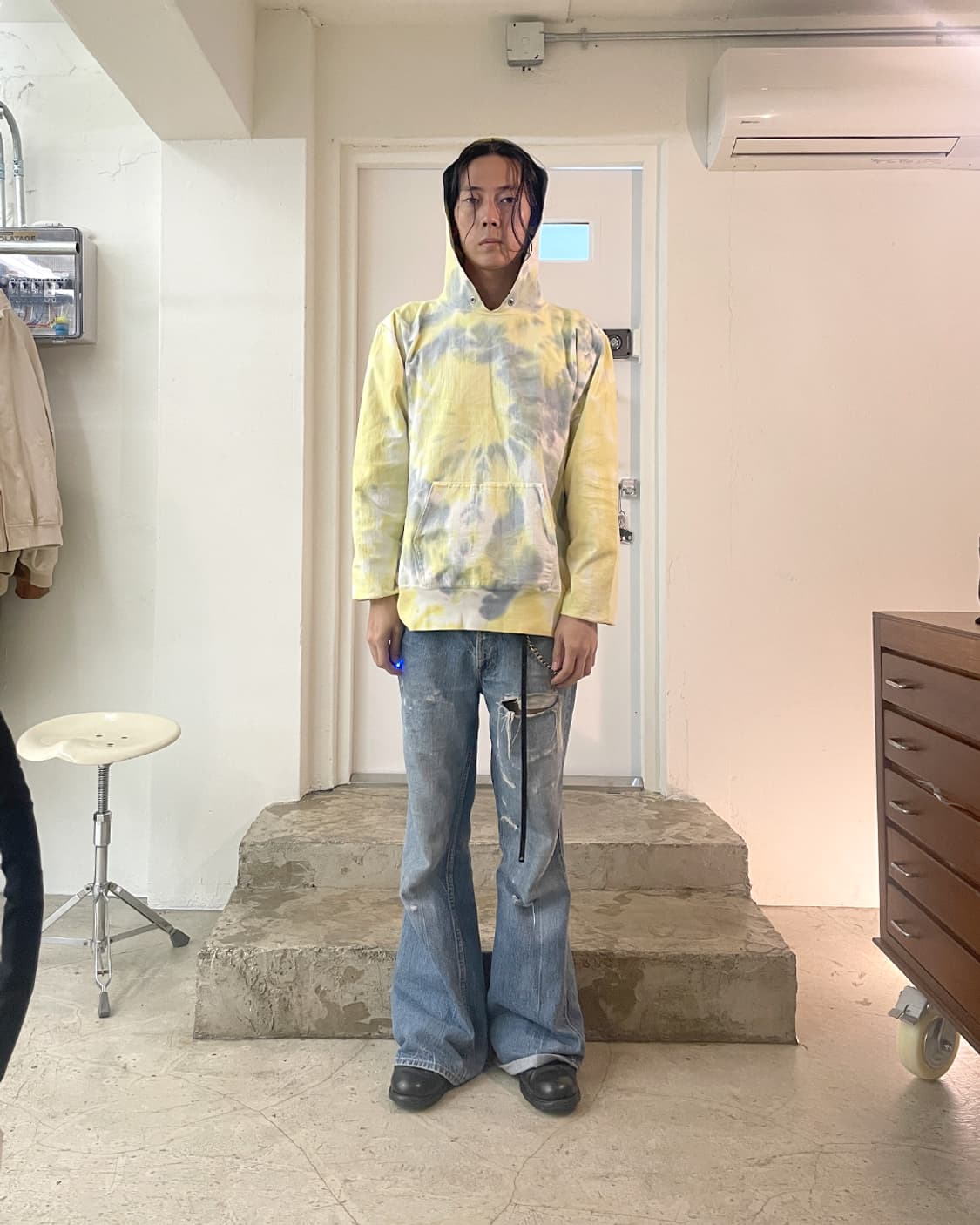 오라리 20SS 타이 다이 후디 5 상품이미지9
