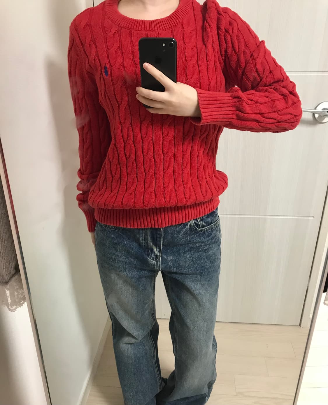 폴로 랄프로렌 니트 레드 90(S) 상품이미지2