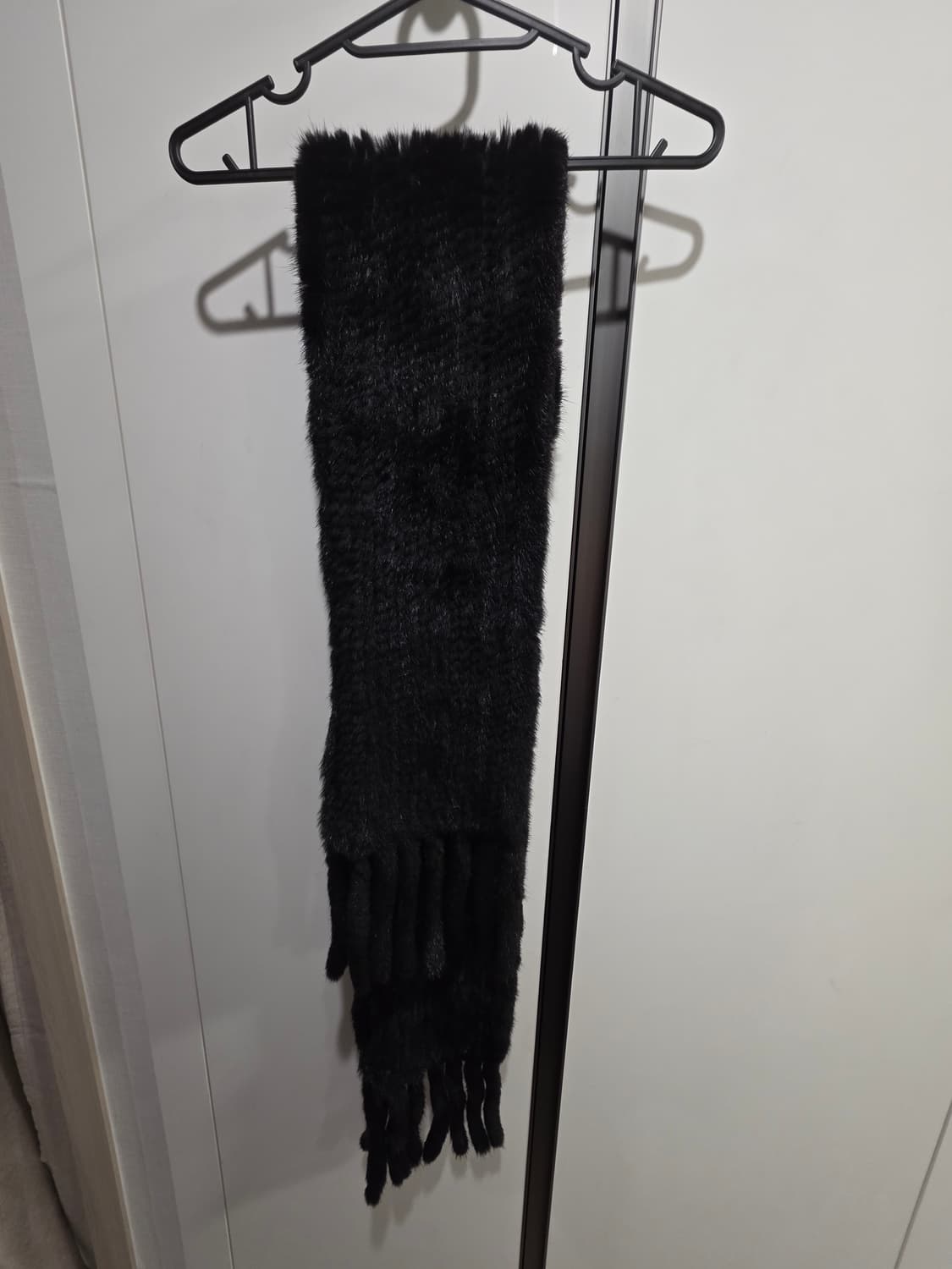 검정 밍크 목도리 상품이미지1