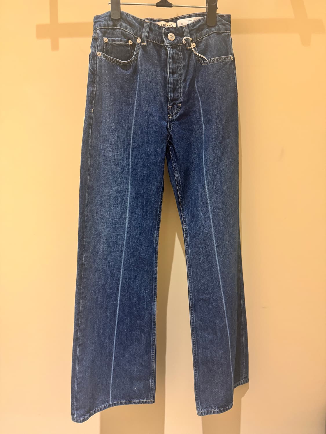 아워레가시 70s 컷 미드 블루 크리즈 데님 상품이미지2