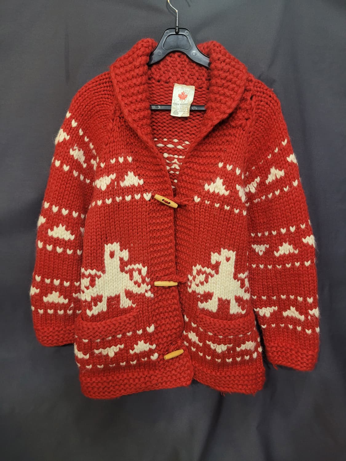 캐나다 코위찬 헤비울 스웨터 여성용 희귀템 상품이미지1