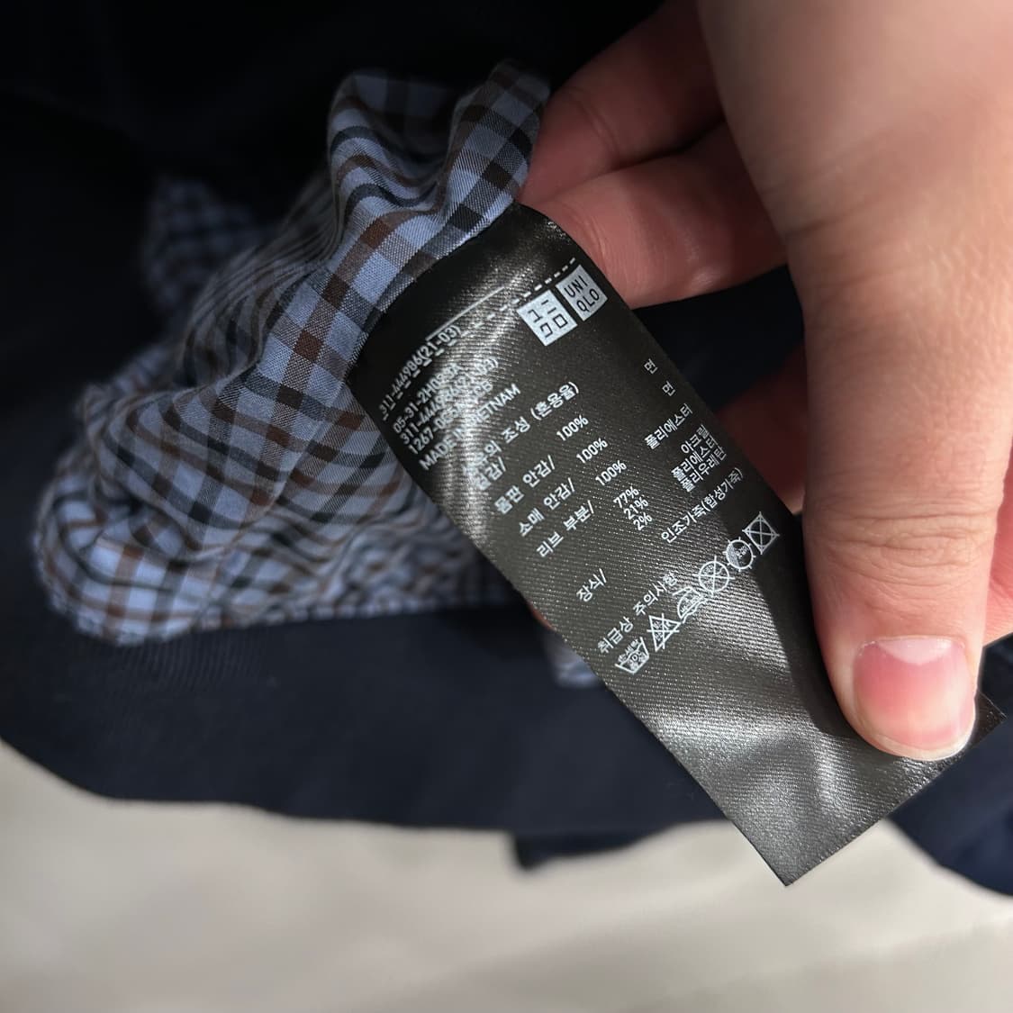 유니클로 차이나카라 래글런 코튼 미니멀자켓 상품이미지4