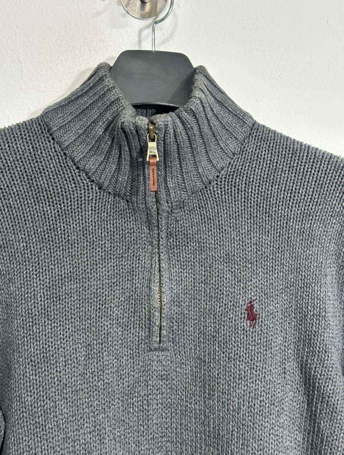 폴로 반집업 그레이 상품이미지3