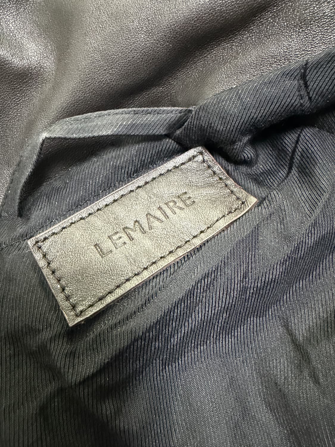 23fw 르메르 레더 블루종 M 상품이미지6