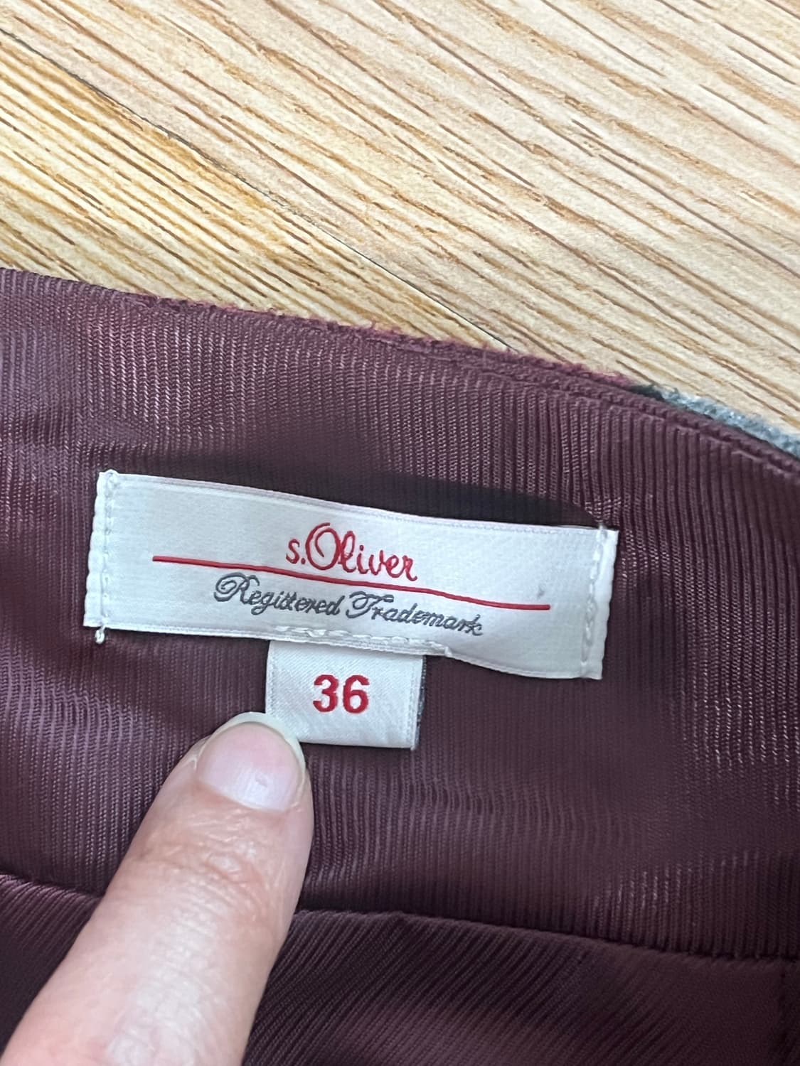 빈티지 체크 미디스커트 상품이미지5