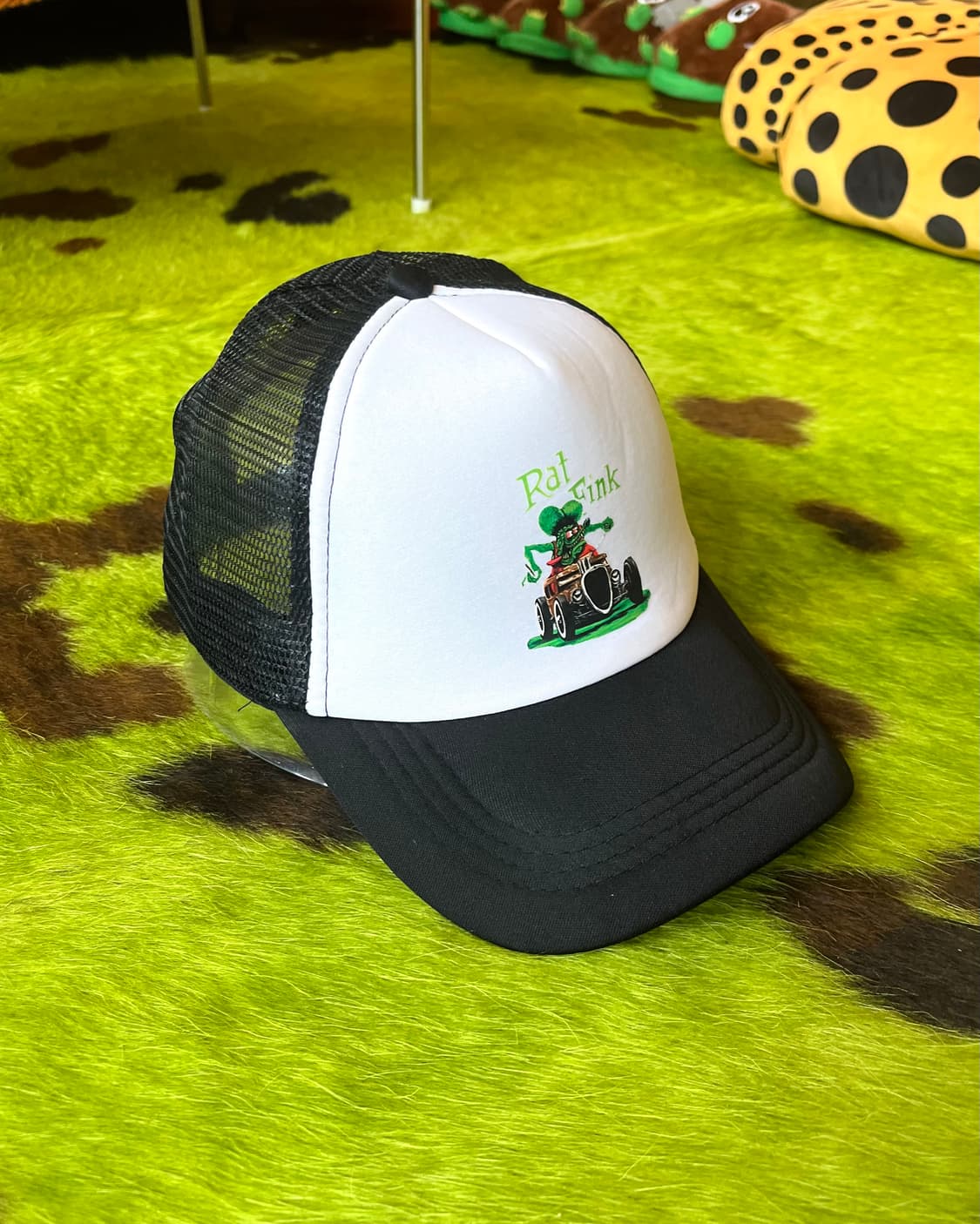 Vintage "Rat Fink" Printed Trucker Cap 상품이미지5