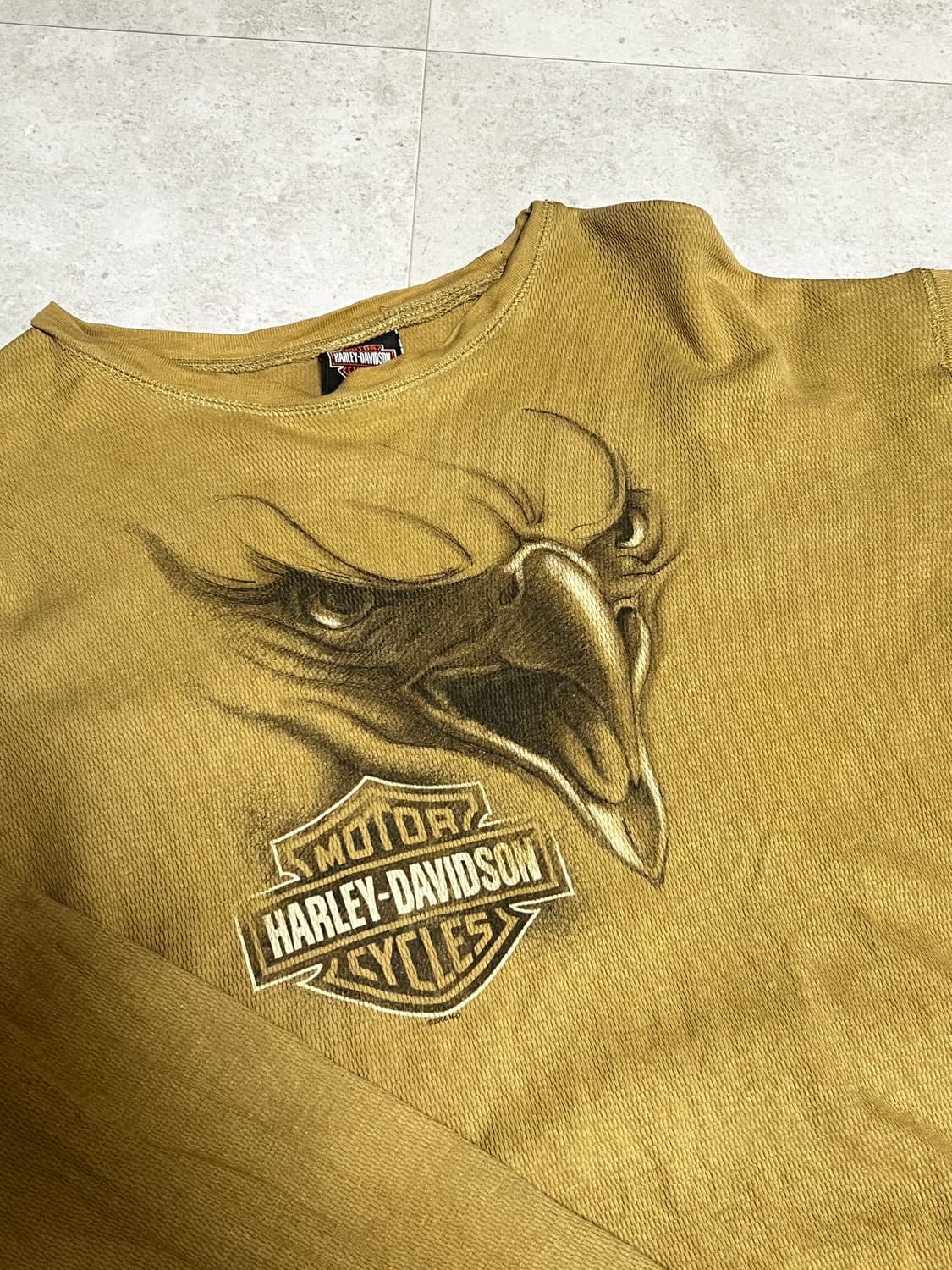 할리데이비슨 와플 롱슬리브 xl 상품이미지2