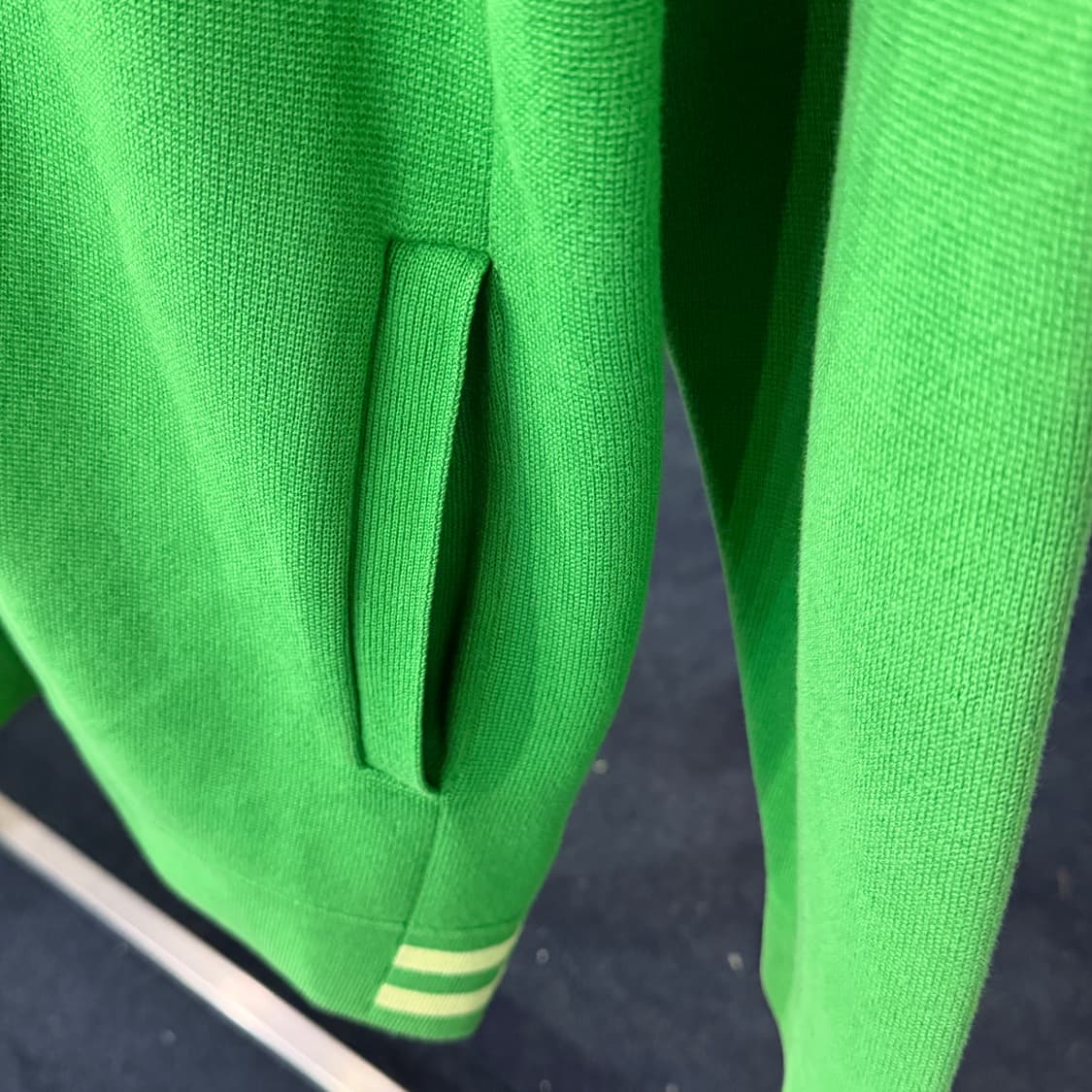 [100] 라코스테 니트 집업 그린 상품이미지5