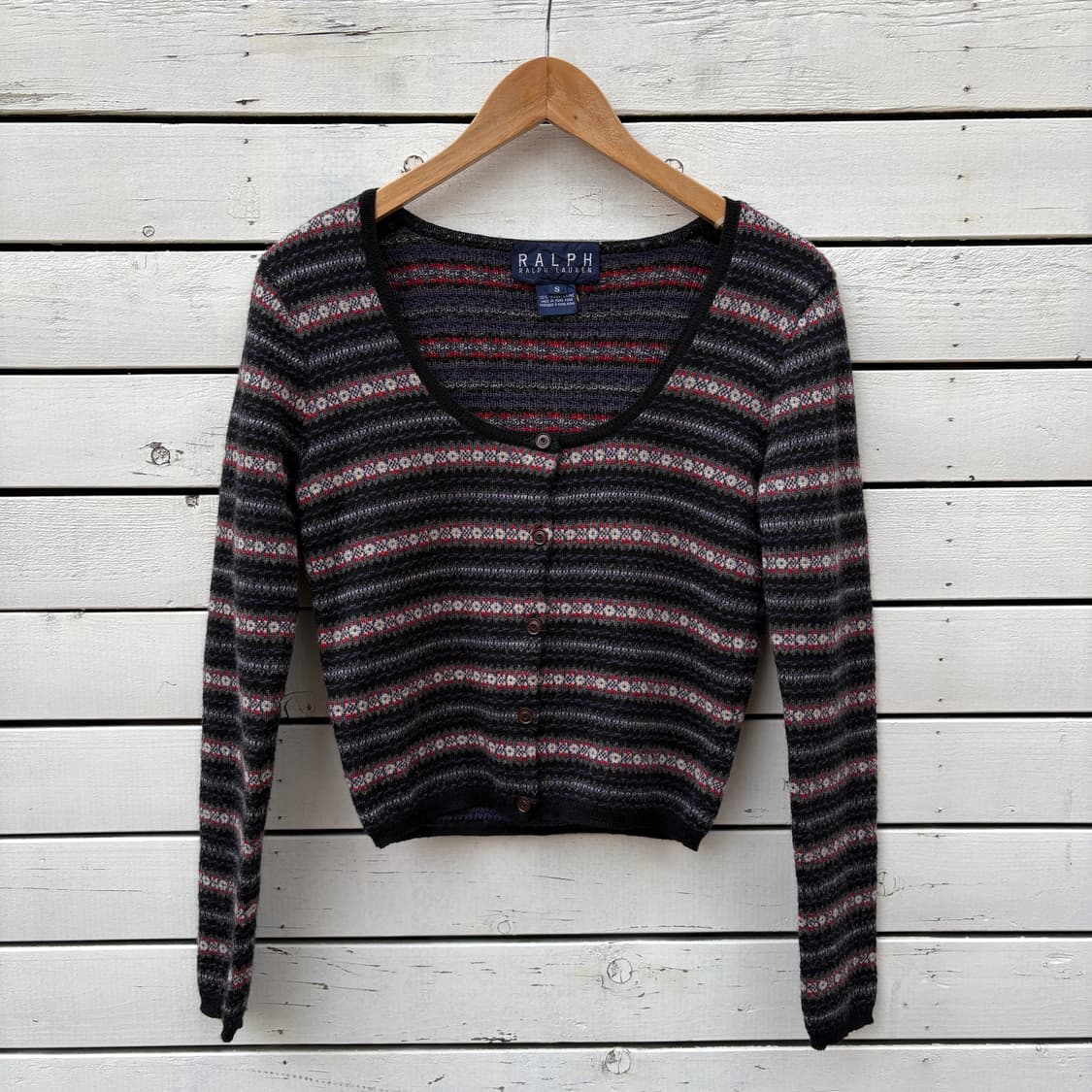 Polo 폴로 페어아일 니트 가디건 상품이미지1