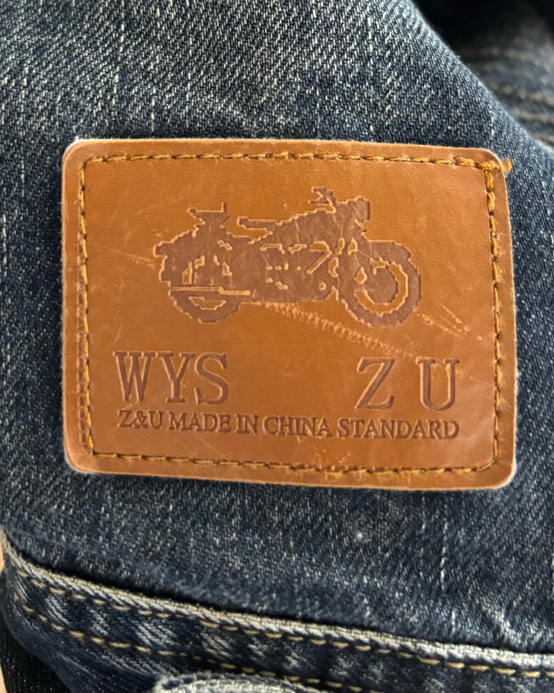 지유 데님 바이커 재킷 상품이미지7