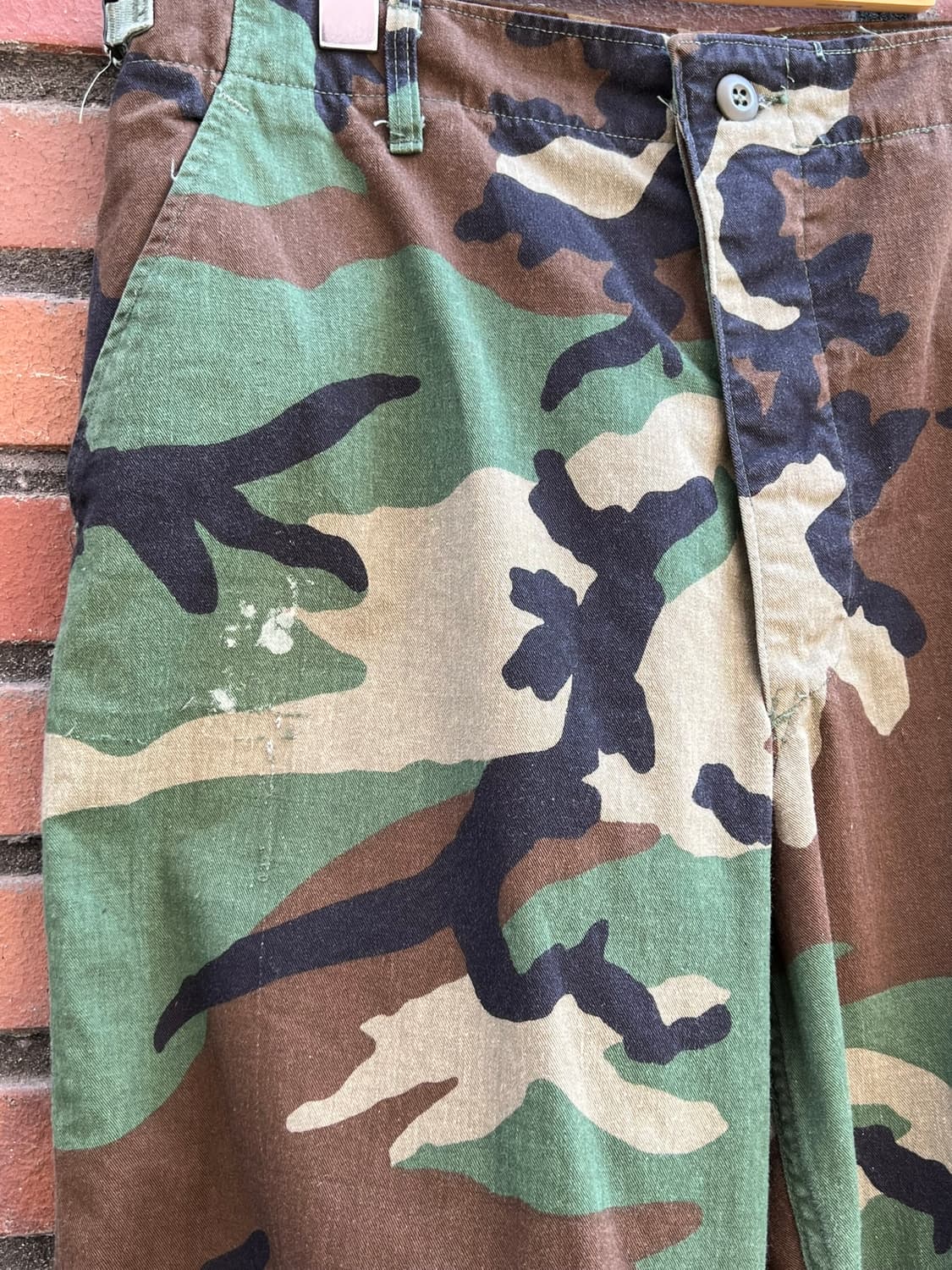 90's [35] 미군 우드랜드 BDU 커스텀 립스탑 밀리터리 팬츠 상품이미지3