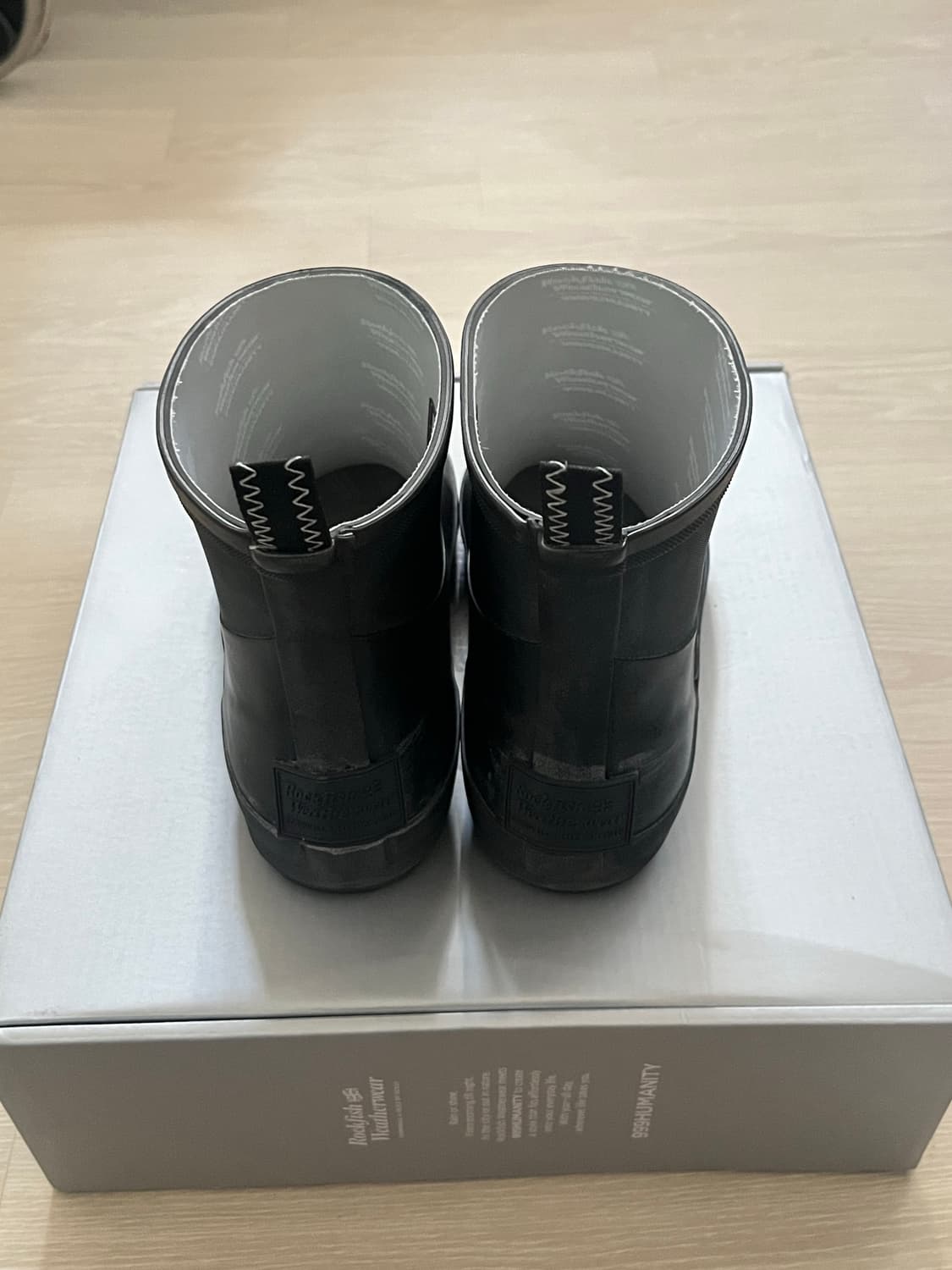 락피쉬 X 999휴머니티 레인부츠 255-260사이즈 상품이미지4