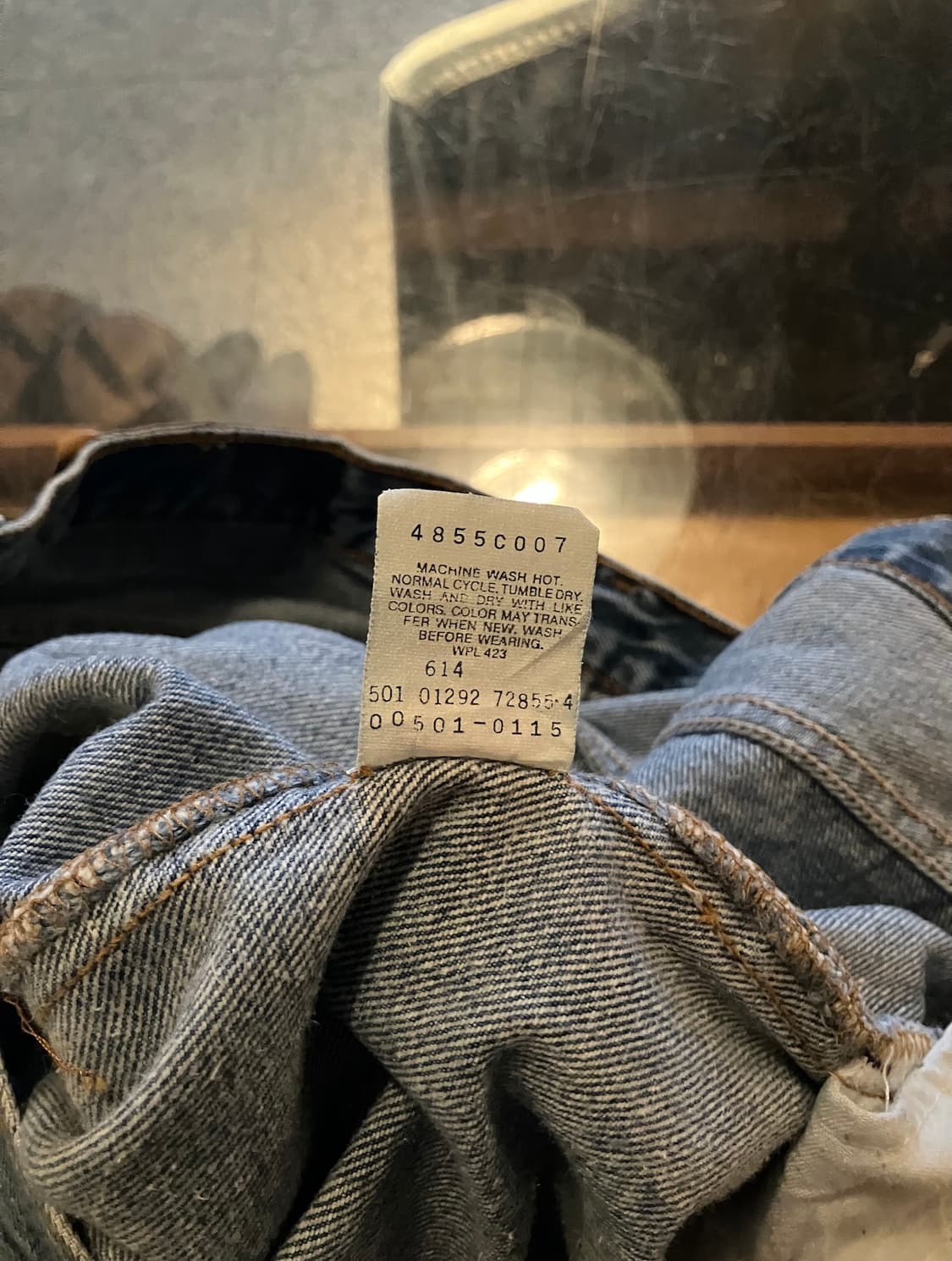 90s USA 빈티지 리바이스 501 데님 팬츠 상품이미지10