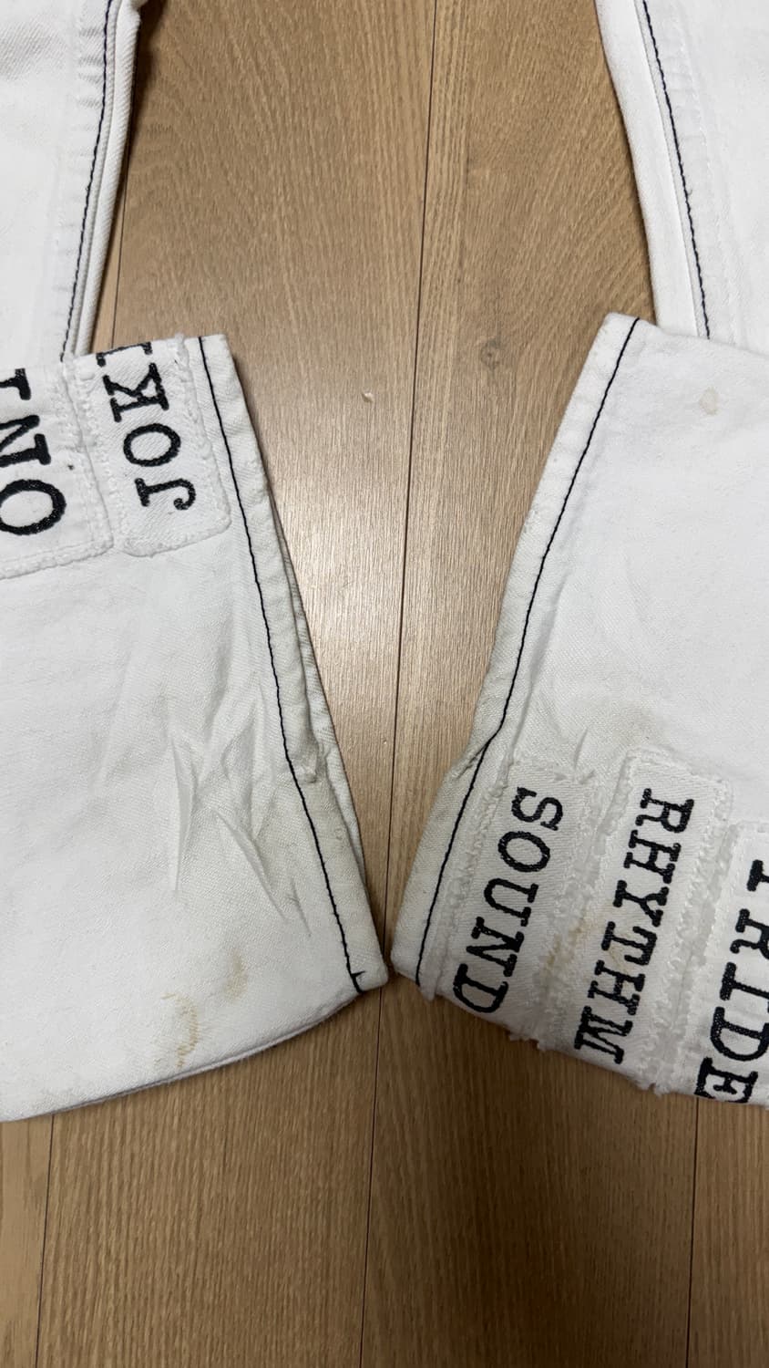 넘버나인 패치 진 화이트 상품이미지5