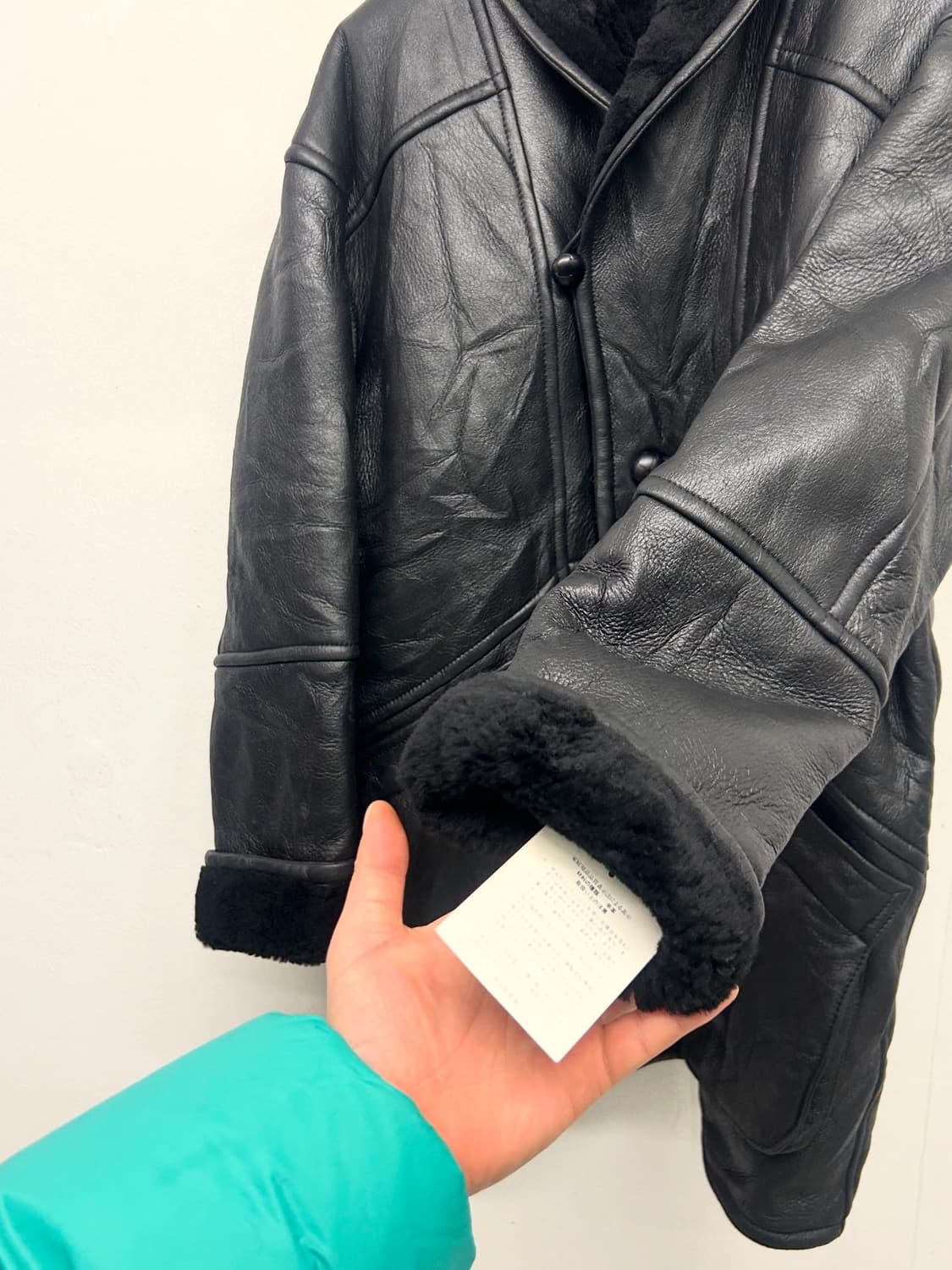 재팬 메이드 가죽 무스탕 자켓 상품이미지3