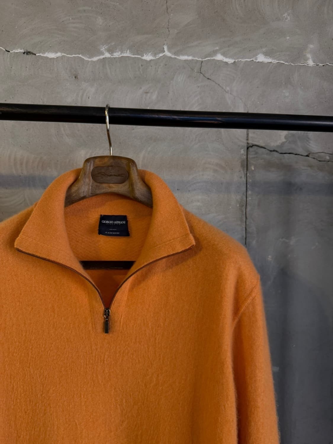 조르지오 아르마니 캐시미어 짚업 니트 105 상품이미지4