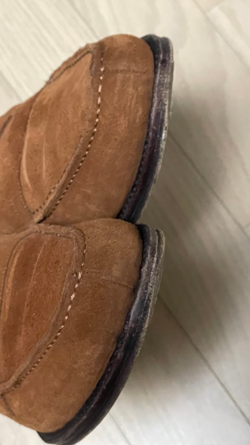 잘란스리와야 브라운 스웨이드 페니로퍼 7.5 265 상품이미지6