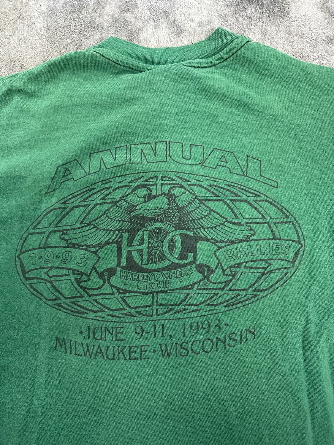 90s Harley-Davidson 오너스 그룹 티셔츠 M 상품이미지4