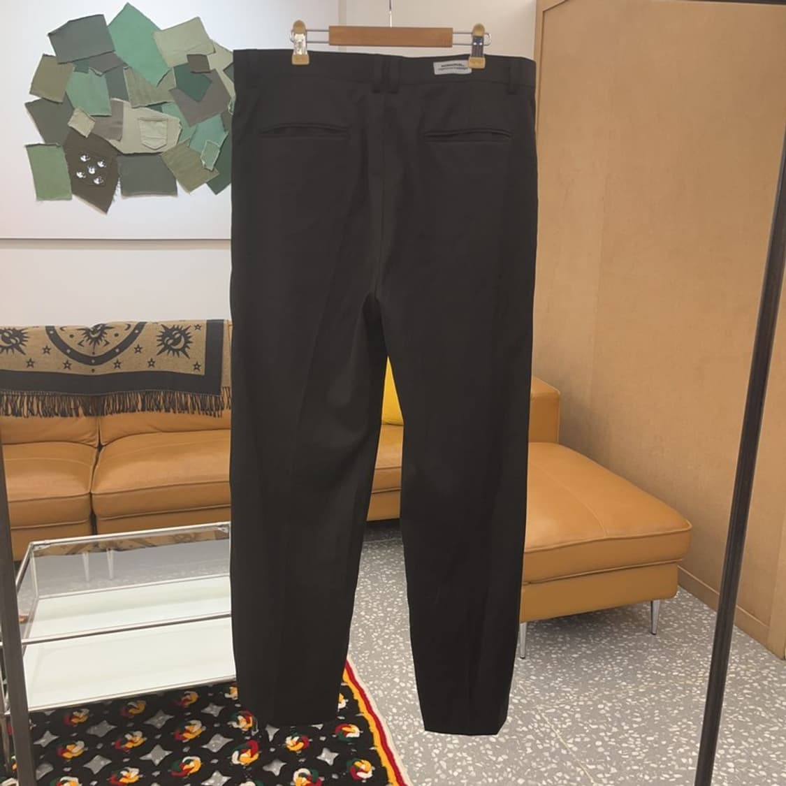 노매뉴얼 핀턱 캐주얼 코튼팬츠 면바지 L C06404 상품이미지4