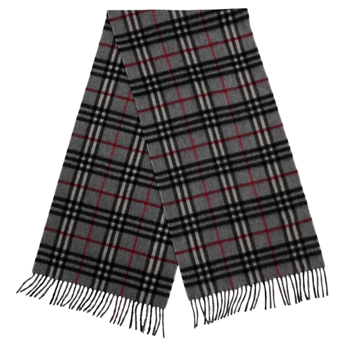 버버리 그레이 노바체크 캐시미어 머플러 상품이미지4