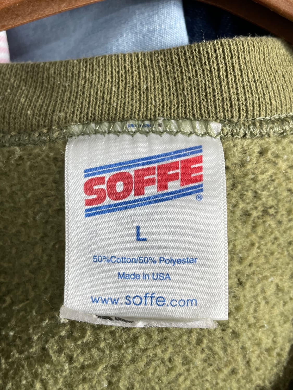 (SOFFE USMC) 소피 미해병대 맨투맨 올리브 상품이미지3