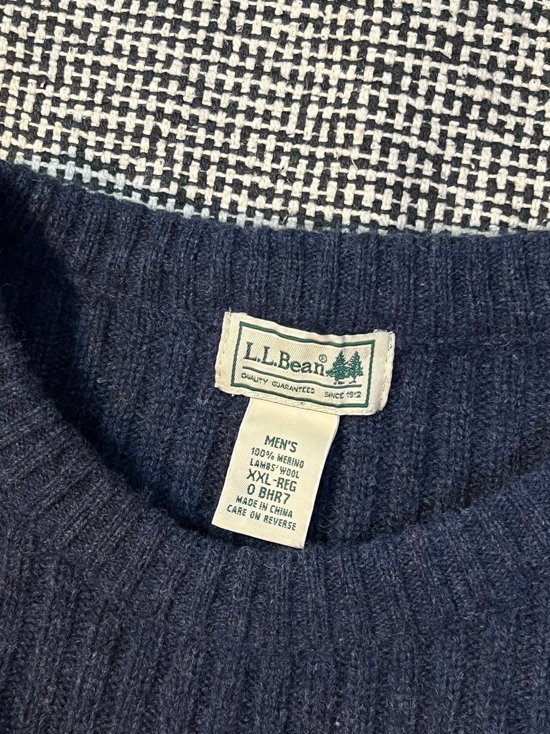 LL Bean 코만도 니트 네이비 (XXL) 상품이미지3