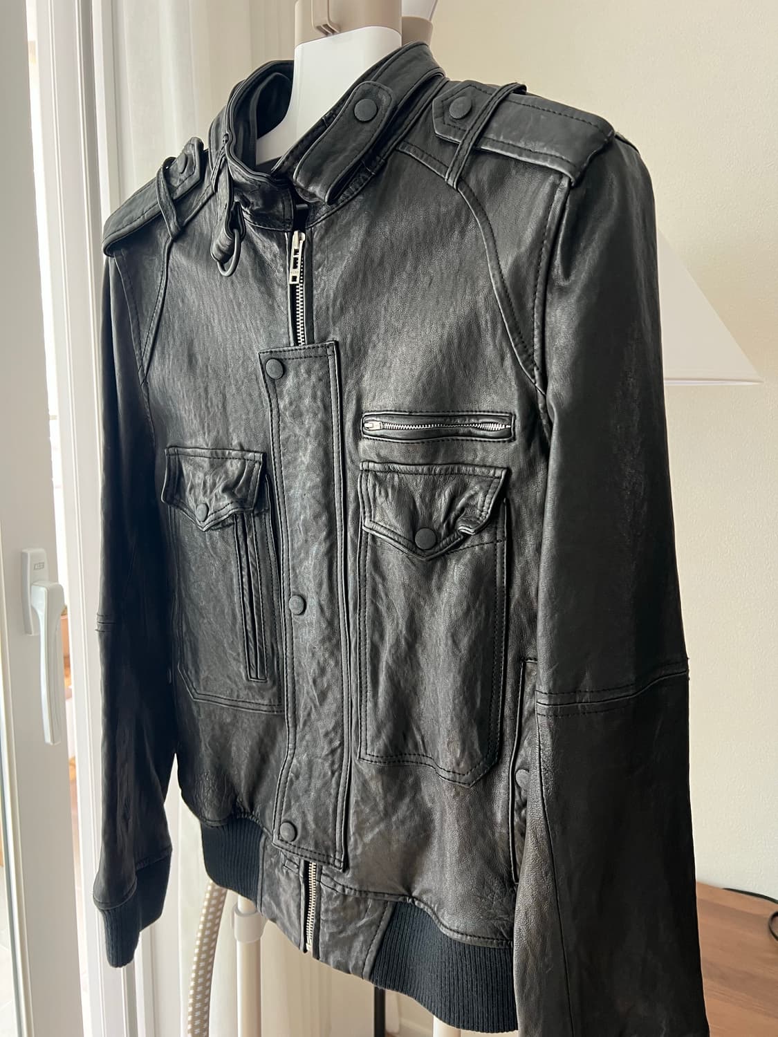 엘록 / 양가죽 블루종 자켓 / M(100) 상품이미지2