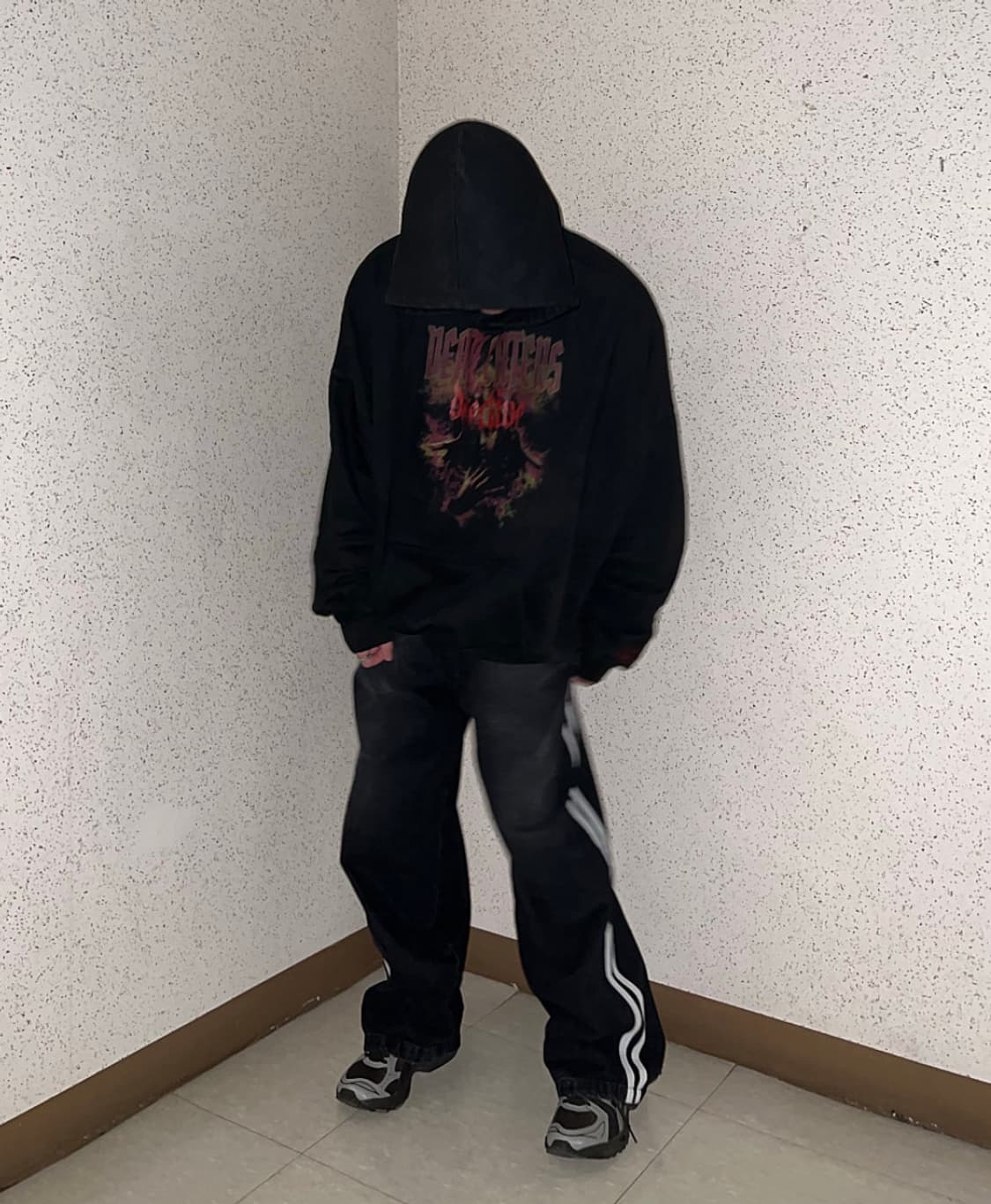 성수한정)) 언더마이카 데스이터스 후드 상품이미지2