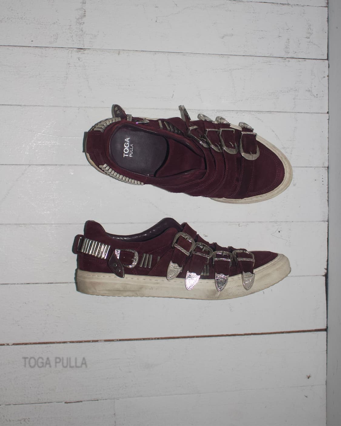 Western buckle strap sneakers 상품이미지1