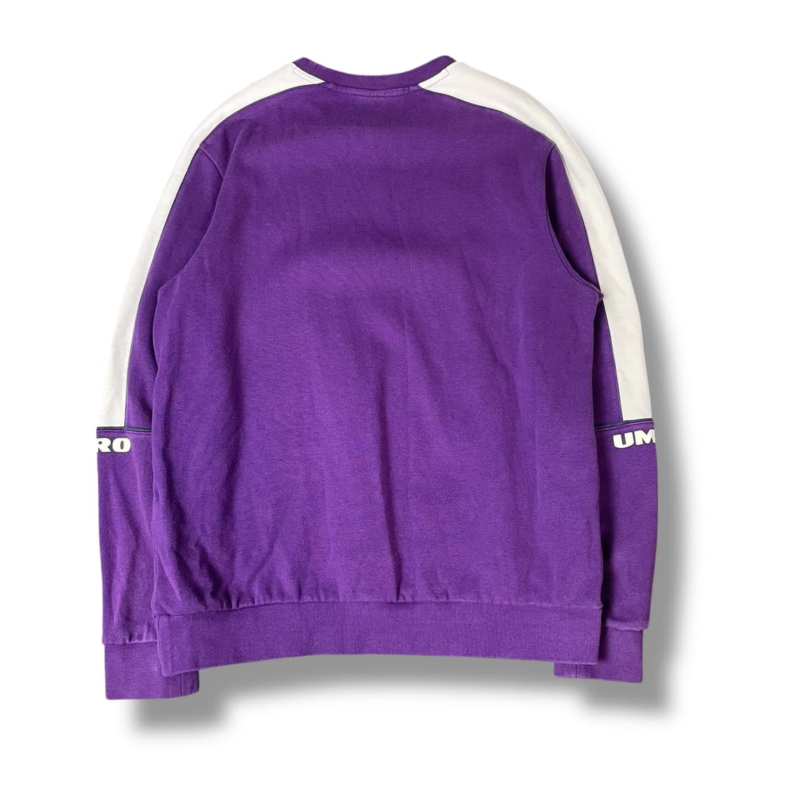 엄브로 화이트 배색 퍼플 미니 로고 맨투맨 95 상품이미지2