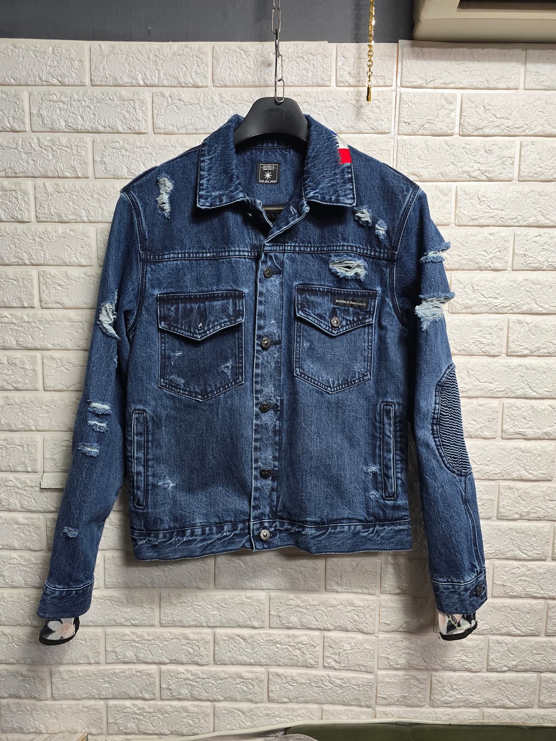 모빈스알 데님 바이커 자켓 M 상품이미지1