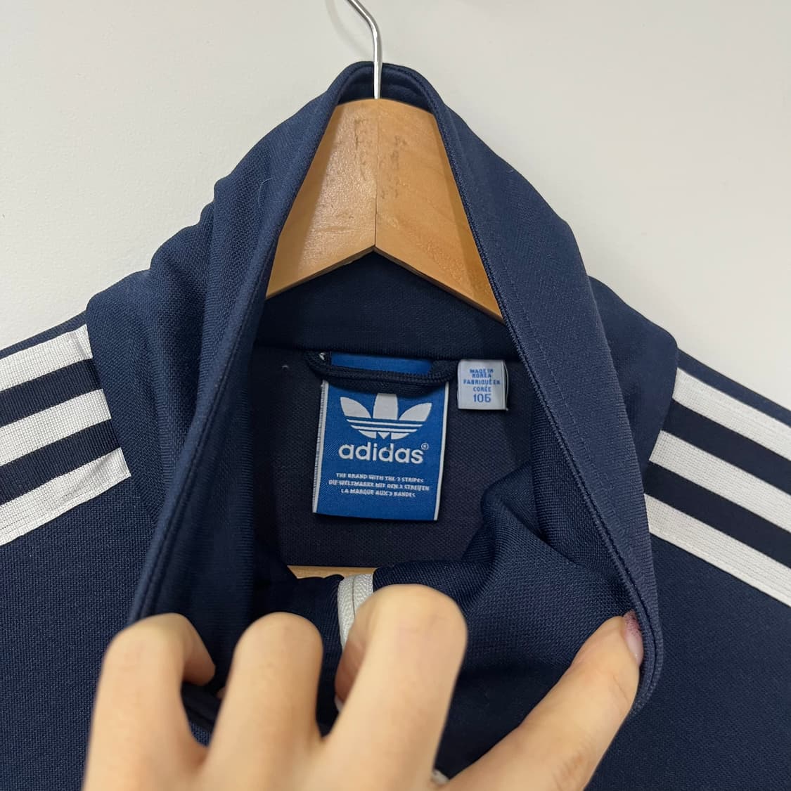 아디다스 유로파 자수로고 네이비 트랙탑 져지 상품이미지5