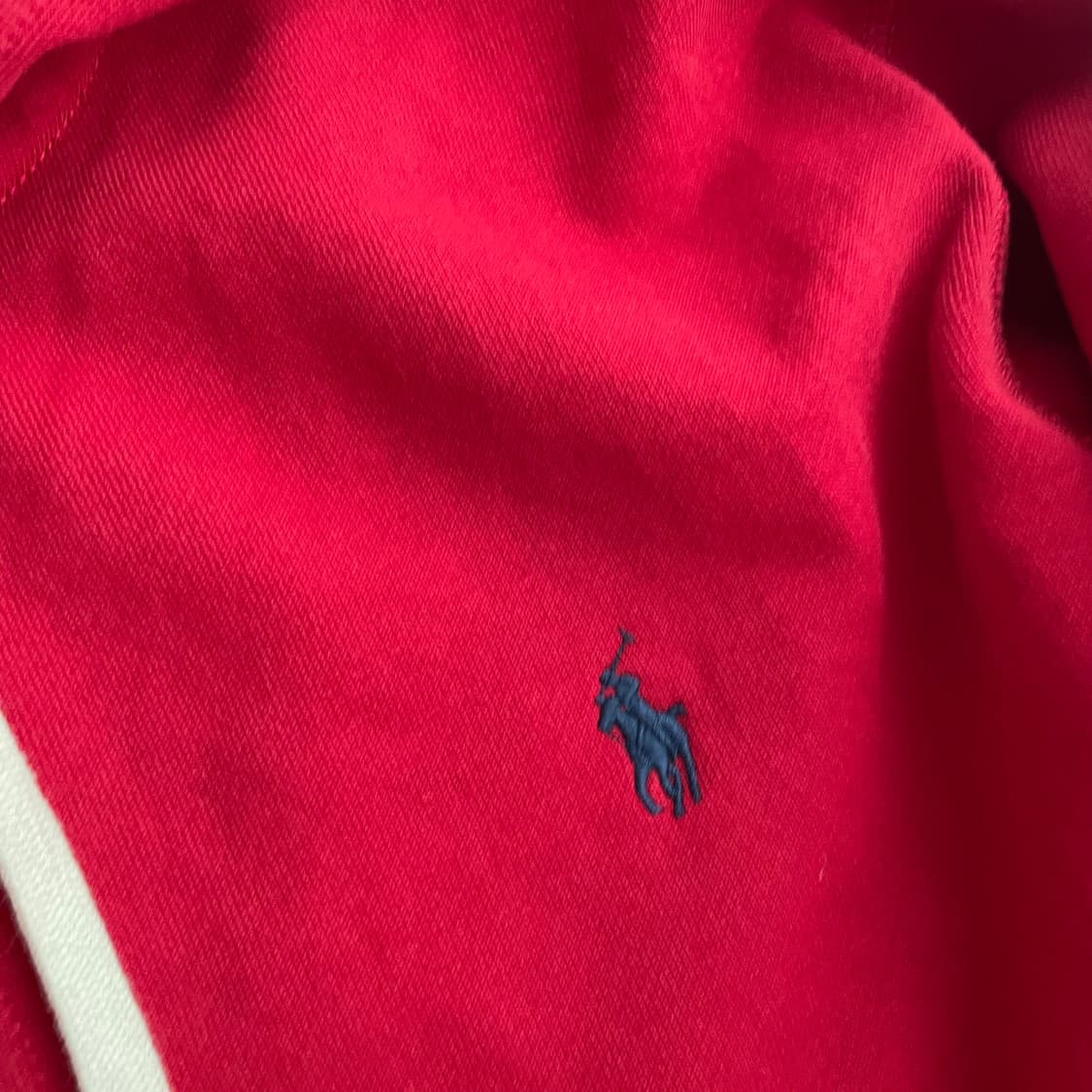 폴로 랄프로렌 레드 후드집업 상품이미지3