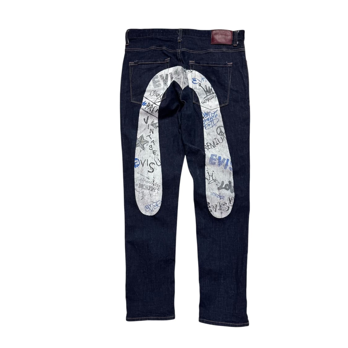 에비수 빅로고 프린팅 베기팬츠 상품이미지2