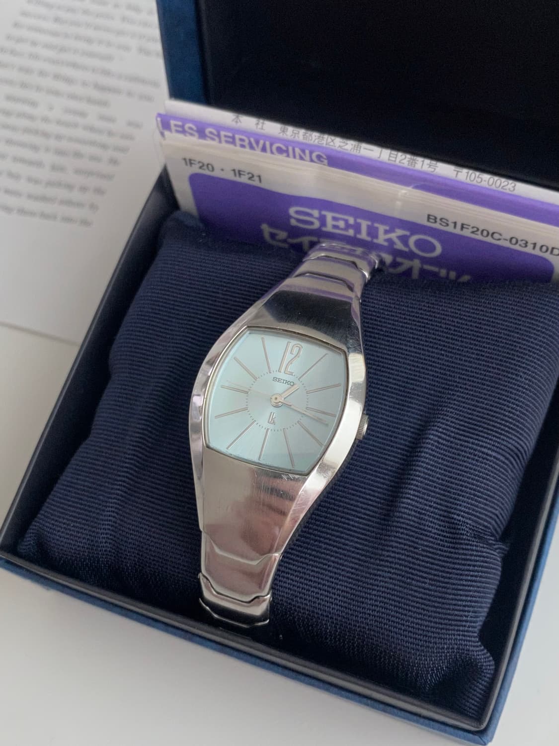 Seiko 세이코 lk 루키아 쉘 실버 사파이어 상품이미지2