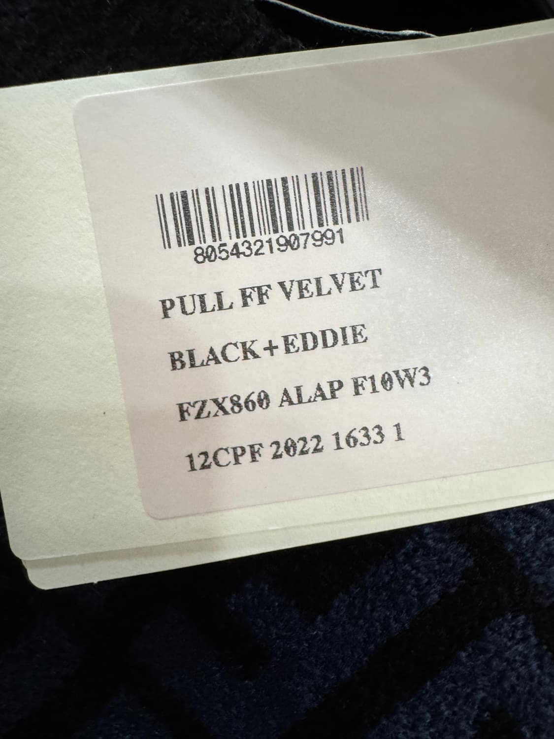 새상품 펜디 벨벳 니트  상품이미지2