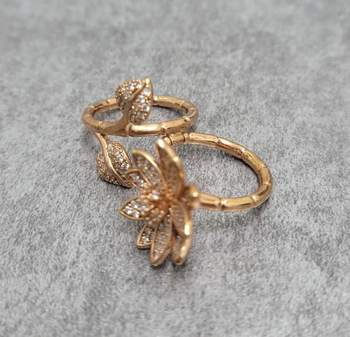 pave flower ring 상품이미지8