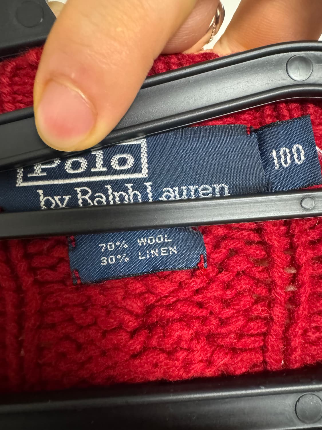 Polo 폴로 랄프로렌 피셔맨 리넨코튼 엘보 스웨이드 니트 상품이미지6