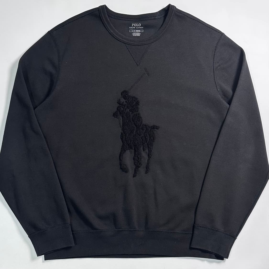 폴로 랄프로렌 빅포니 블랙 맨투맨 상품이미지1